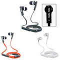 Stereo Earphone w/Mic and Volume Control